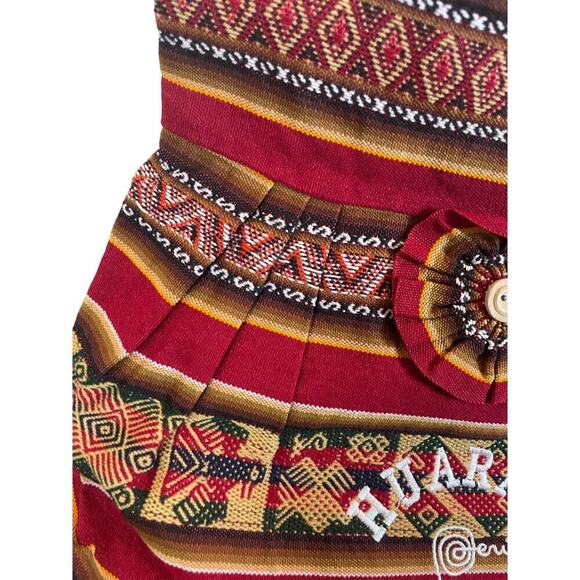 BOHEMIAN INKA TRIBAL SHOULDER BAG MULTICOLOR EMBROIDERED HANDMADE - Picture 8 of 12